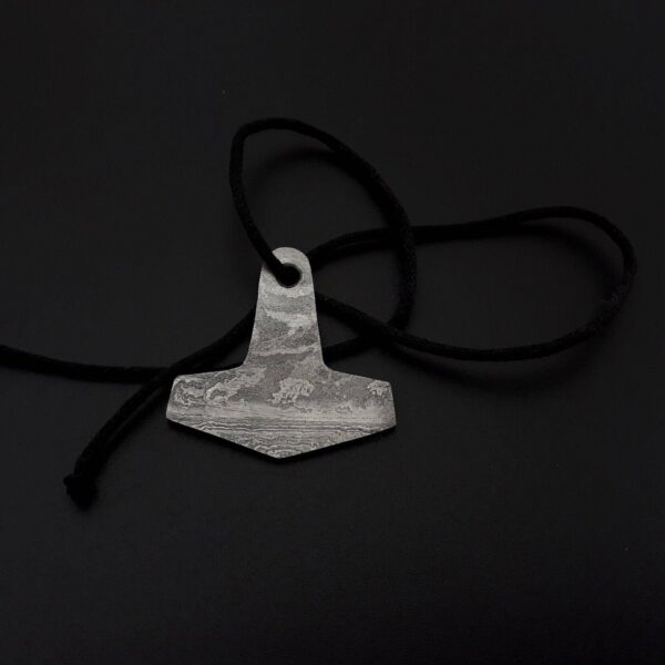Handmade Damascus Steel Necklace | Viking Pendant Locket | Unique Gift for Men & Women - Image 4